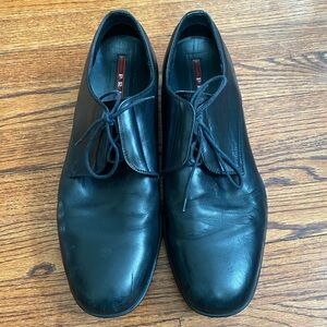 Black Prada loafers